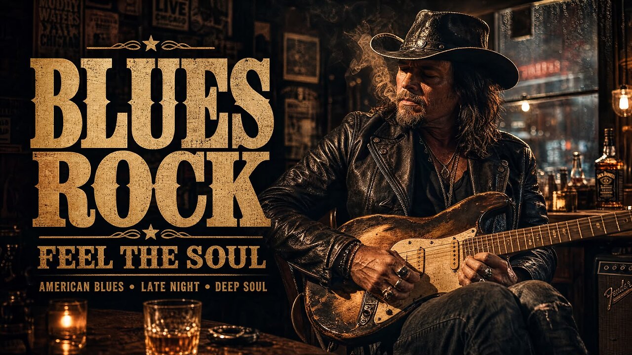 AMERICAN BLUES ROCK 🎸 | Deep Southern Blues, Whiskey & Late Night Rock