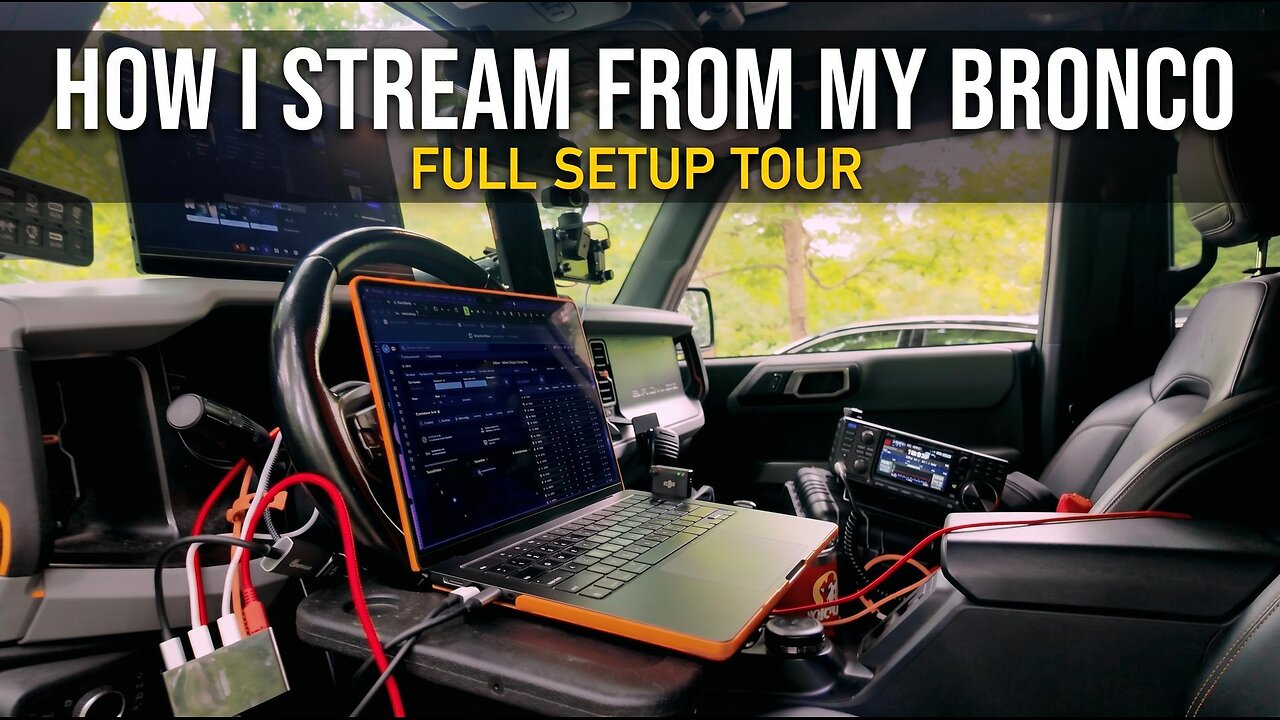 Full POTA Livestreaming Rig Tour: IC-7300 + 5G Setup
