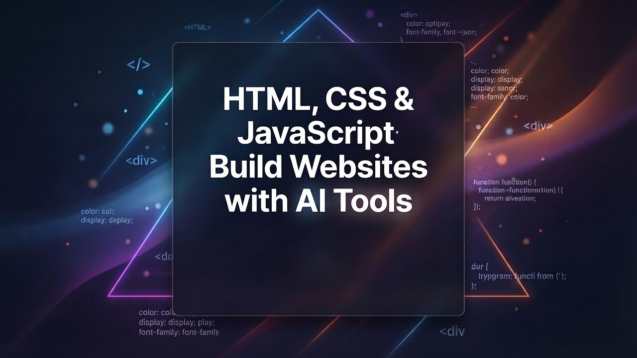 HTML, CSS & JavaScript: Build Websites with AI Tools