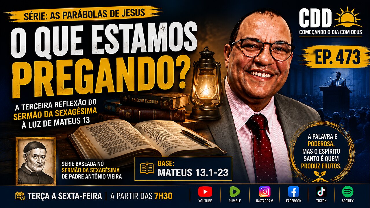 O QUE ESTAMOS PREGANDO? | CDD 473