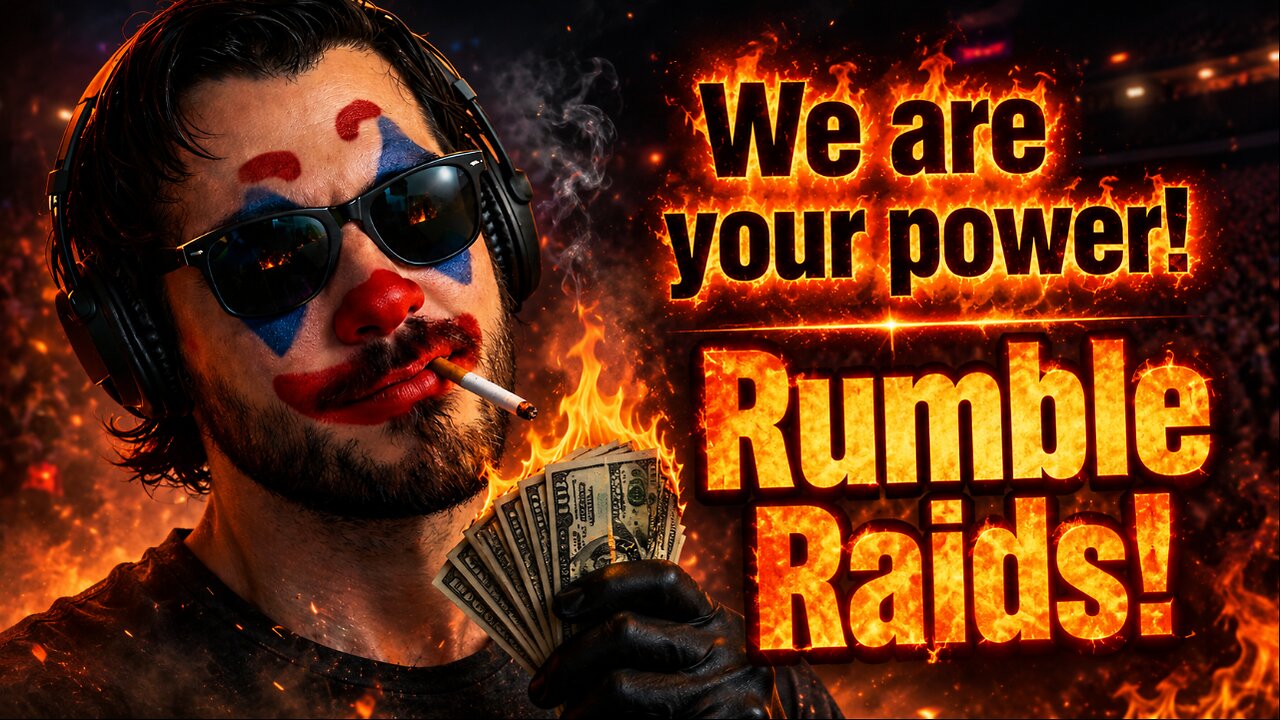 WE ARE YOUR POWER! RUMBLE RAIDS BABY! COME JOIN IN SUPPORT OF THE COMMUNITY!