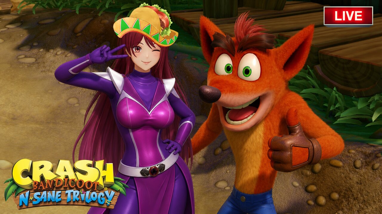 🔴-LIVE- {Jedi Ranger Vtuber} 🌮 Taco Tuesday Chatting + Crash Bandicoot N. Sane Trilogy (Game 2) 🎮