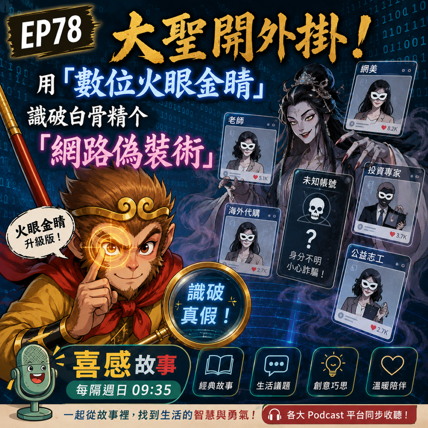 EP78｜大聖開外掛！用「數位火眼金睛」識破白骨精个「網路偽裝術」