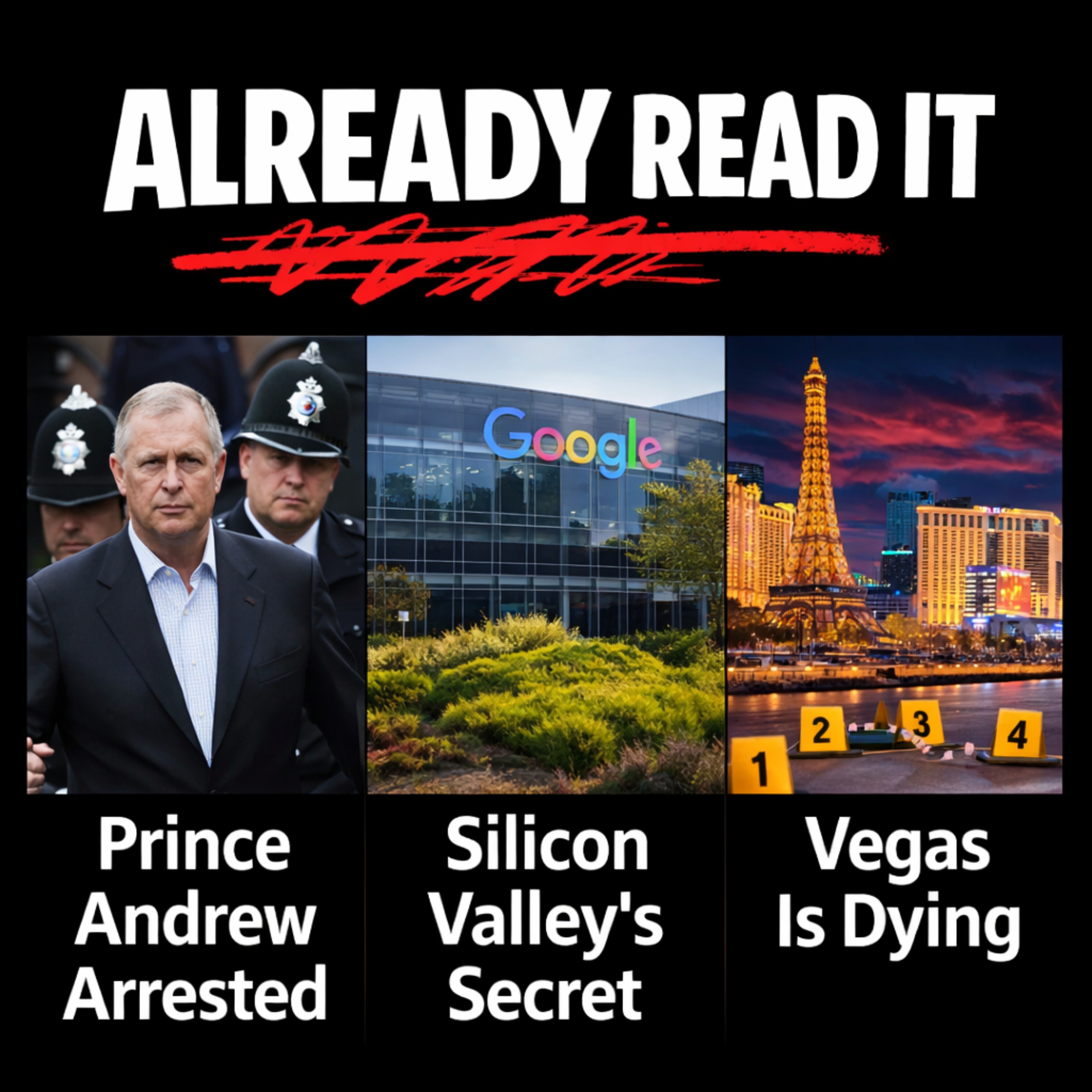 Prince Andrew Arrested, Silicon Valley's Secret, and Vegas Is Dying | Today's News
