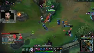 Jinx huyendo de shyvana