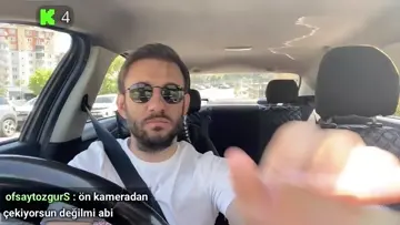 yayın açan taksicinin taksisine kemal can parlak
