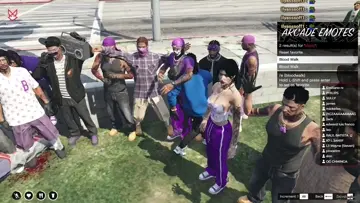DANCE BATLLE VS ballas [Arcade rp {ex catena}]