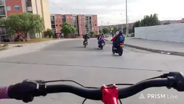nunca pensé ver un accidente así😧🚨🚗🏍️