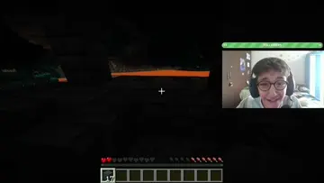 First encounter to a Warden in MINECRAFT!!