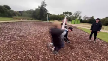 brodie dies in spinny swing