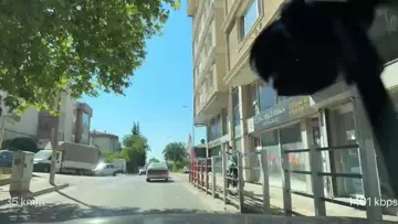 göte geliyorduk, hasarsız atlattık