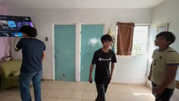 santi chompazo al dencel 😭😂