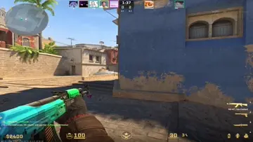 1 vs 4  solo almost win round last guy kil me