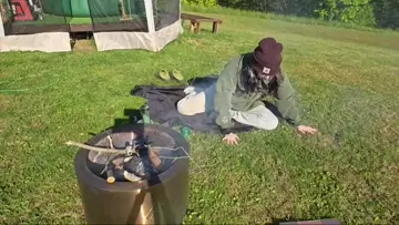 Touching/LOVING on grass