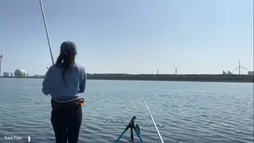 ハゼが釣れました  caught a goby fish