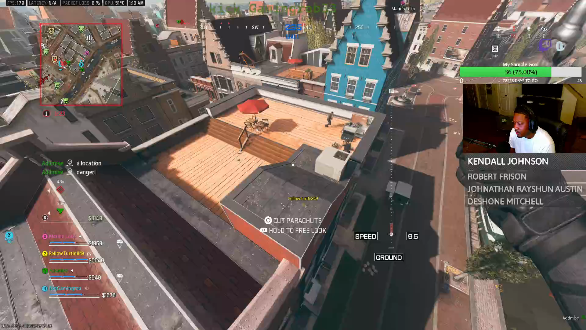 Bunny hop kill
