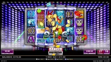 Bosh big win on DANGER HIGH VOLTAGE