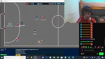 laloz se erra un gol abajo del arco