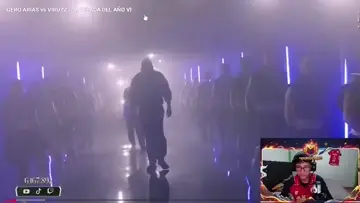 entrada de Viruz con canción de crack family