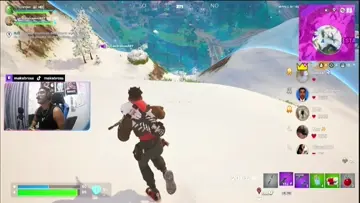 Mi primo jugando Fortnite por primera vez.