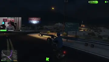 wheelie from the airport to trevor's house