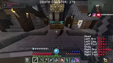 Eating in Minecraft