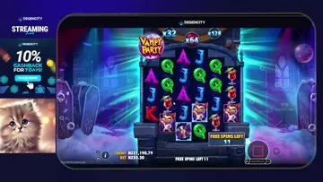Vampy party last spin pay 