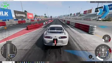 Wheelie in a 4000HP Supra 