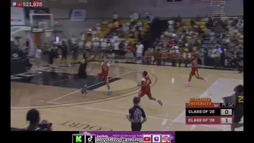 streamer U basketball game