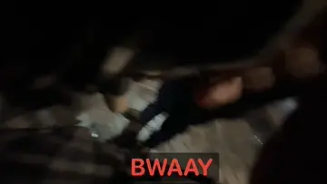 Fat black retard grabs my camera