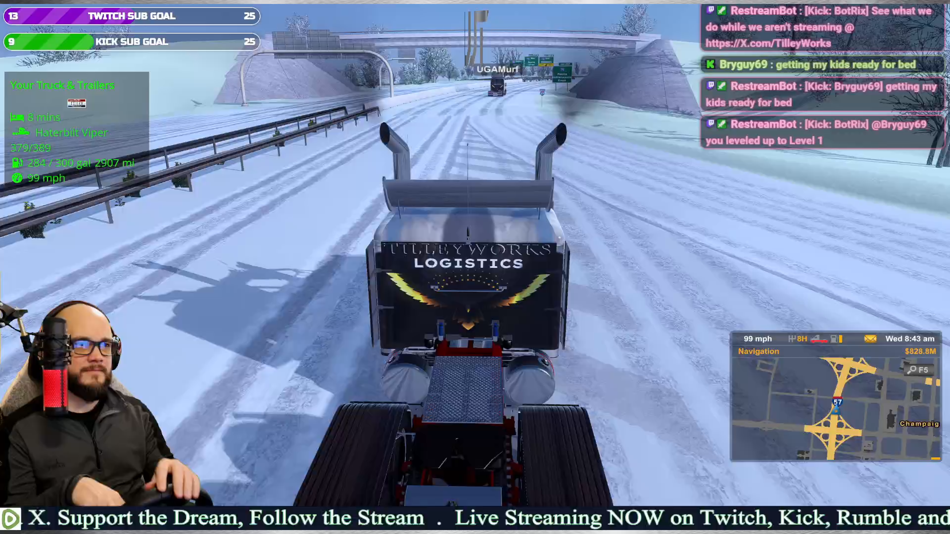 A bit slick out here!