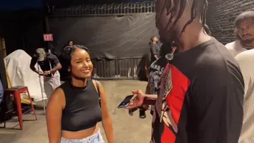 LA girl forgets the program