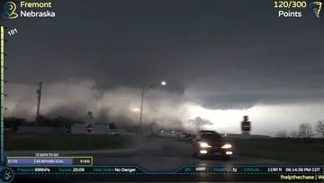 Wicked storm Fremont Nebraska 4/17/25