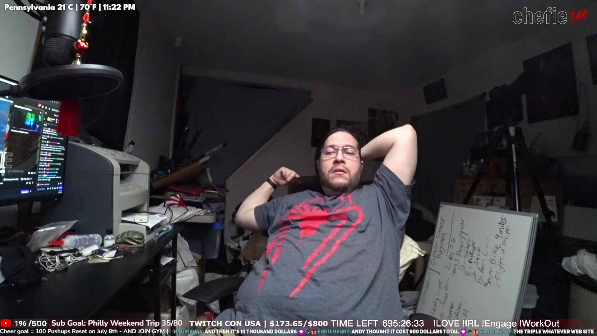 stream makes a W