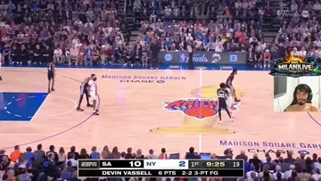 React Knicks e Spurs Game 4