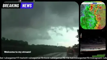 playing with the stream while there are tornados