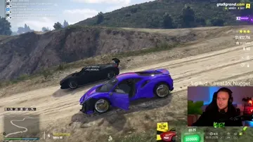 Baited Bounty Hunter off a cliff