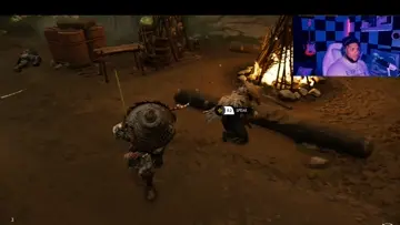 Touch that log up