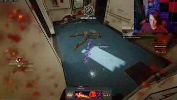 Triple through smoke