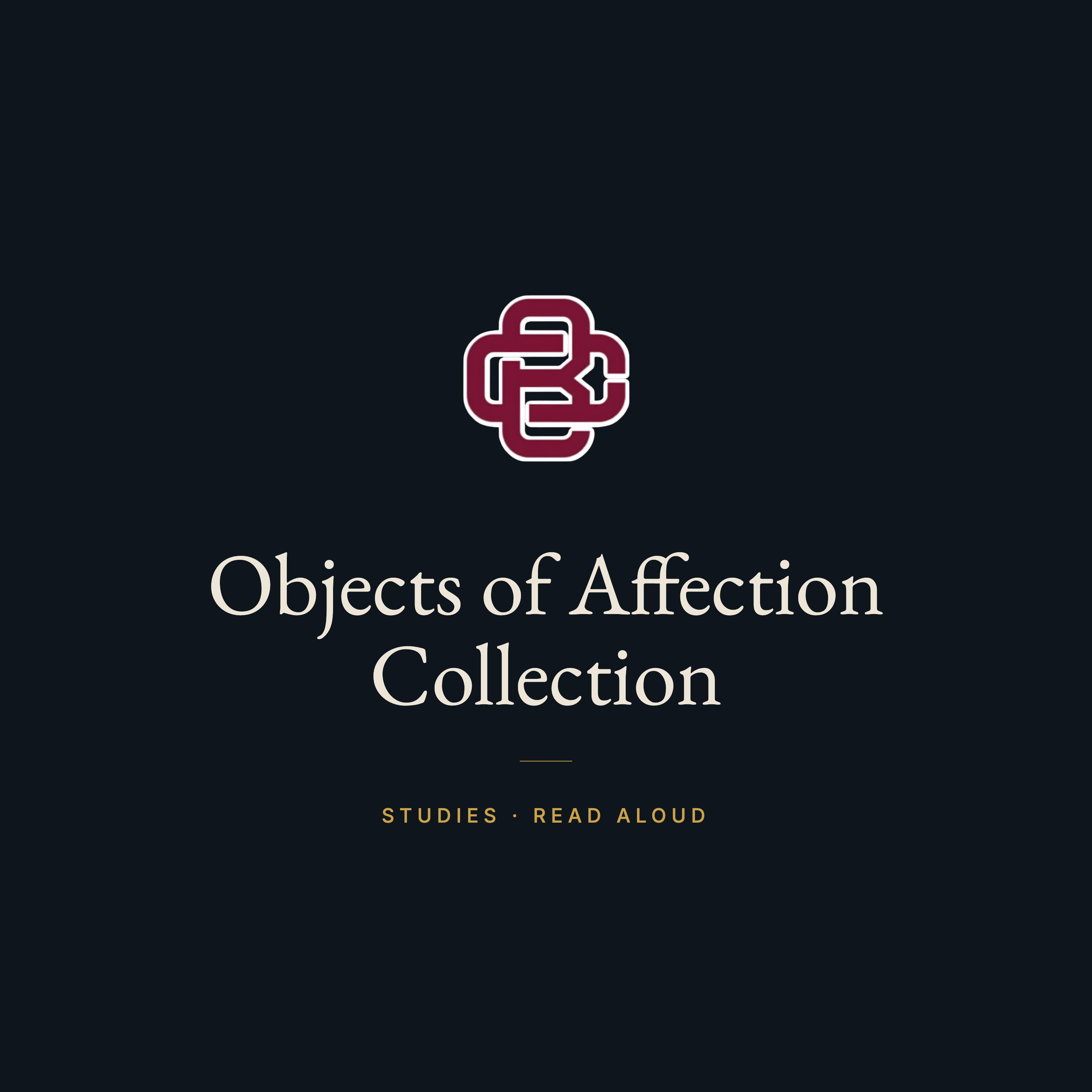 Objects of Affection Collection â€” Studies