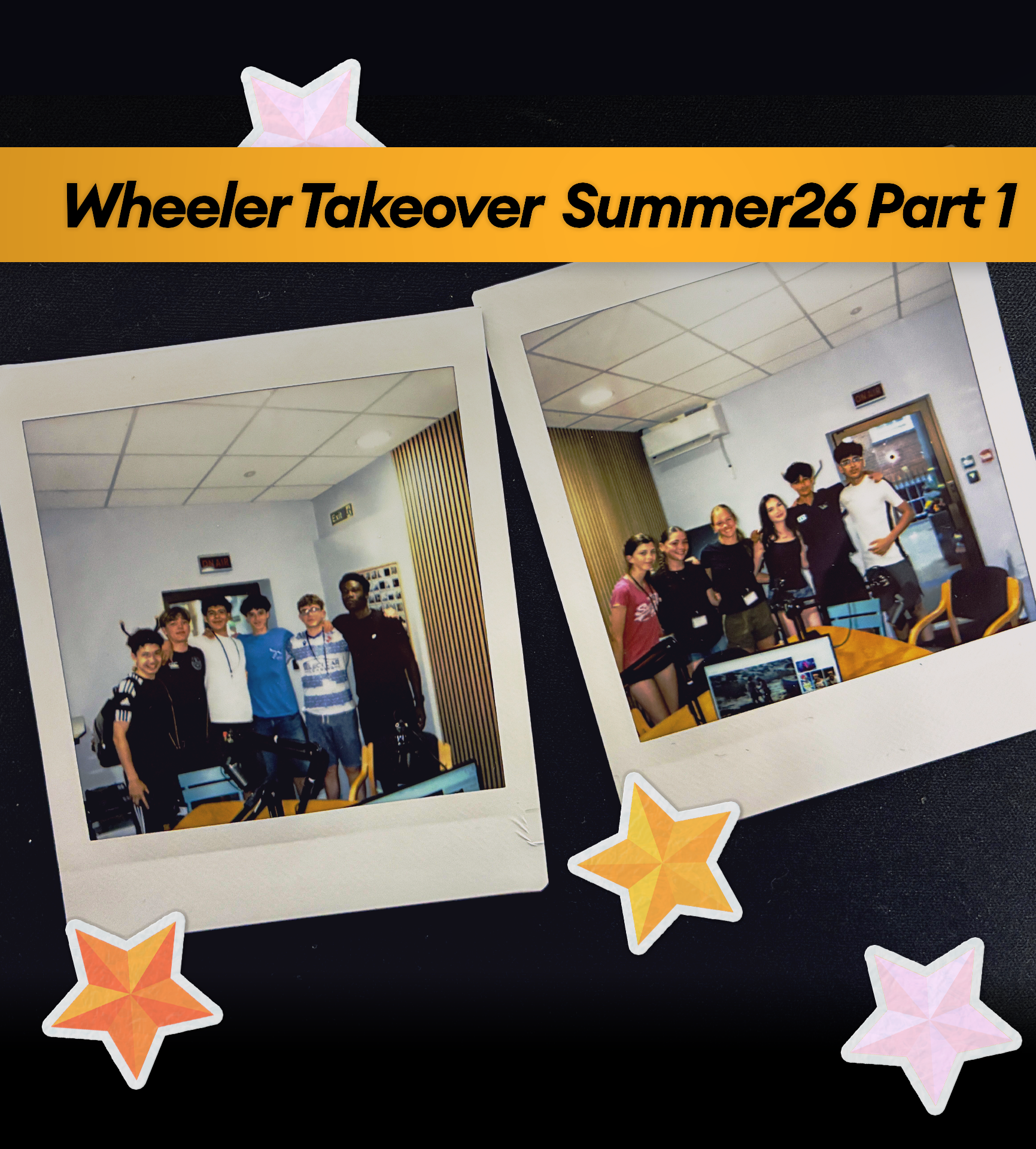 Wheeler Programme Takeover Summer 2026 – Part 1