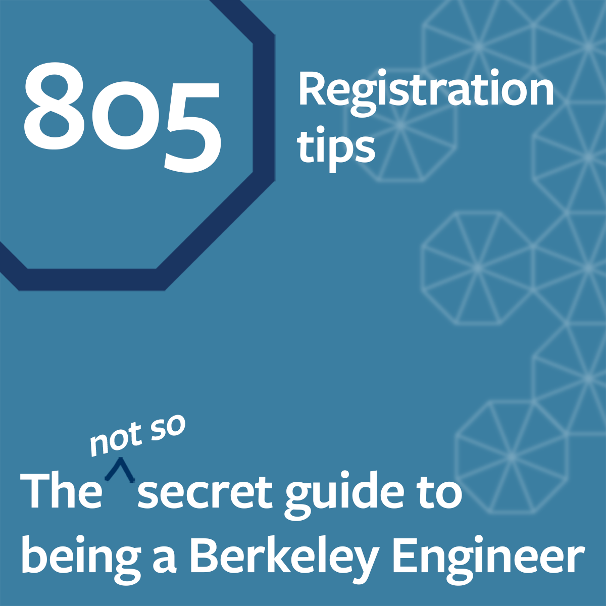 Ess 805: Registration tips