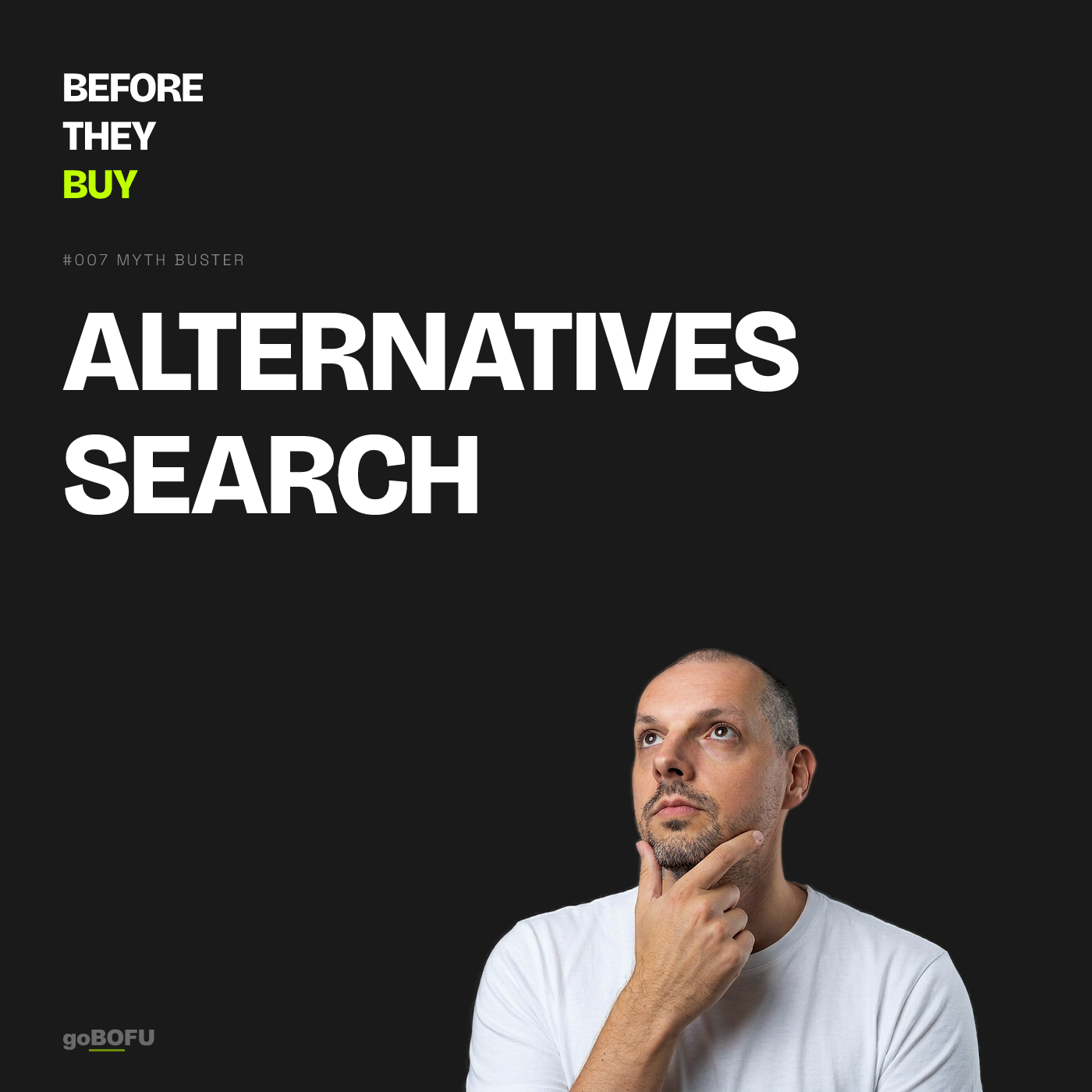 People are searching "[your category] alternatives" right now. Are you showing up?