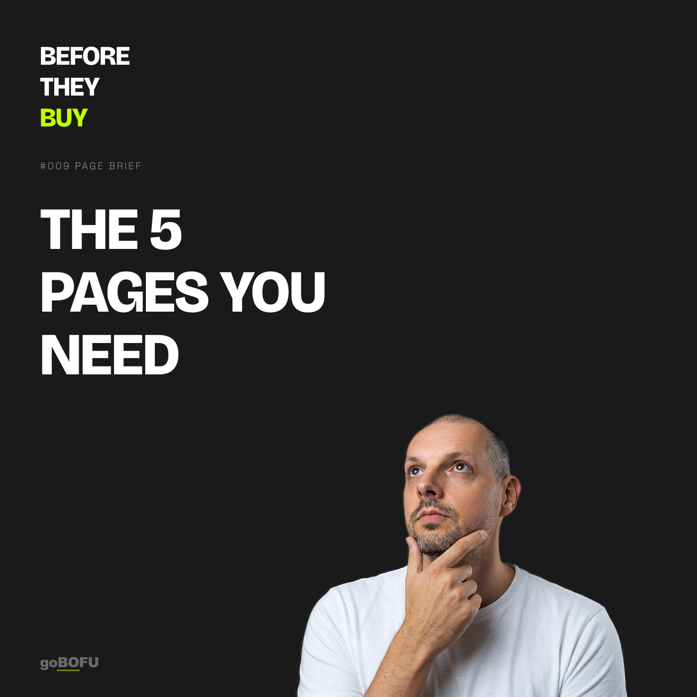 You need 5 pages. Here's what they are.