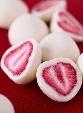 A healthy afternoon snack idea: strawberries dipped in Greek