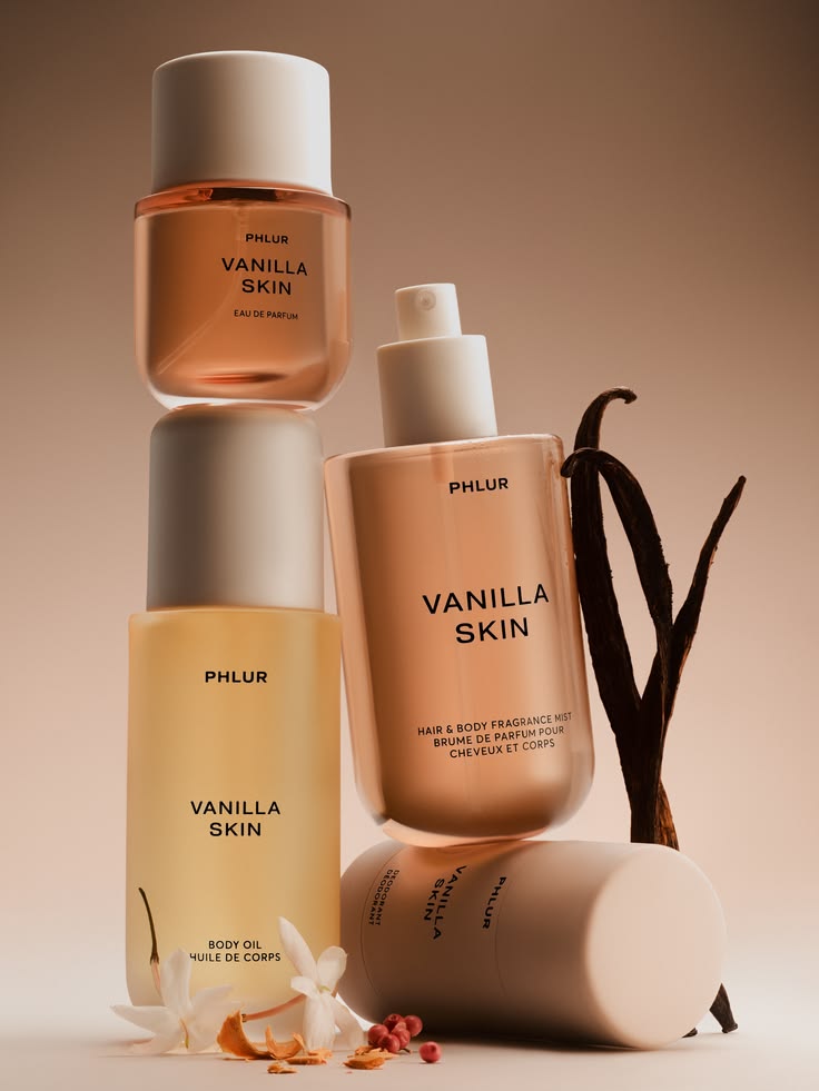 Drenched in Vanilla Skin, head to toe. Our captivating vanil