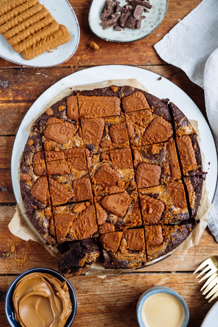 Biscoff Brownies: Extra fudgy