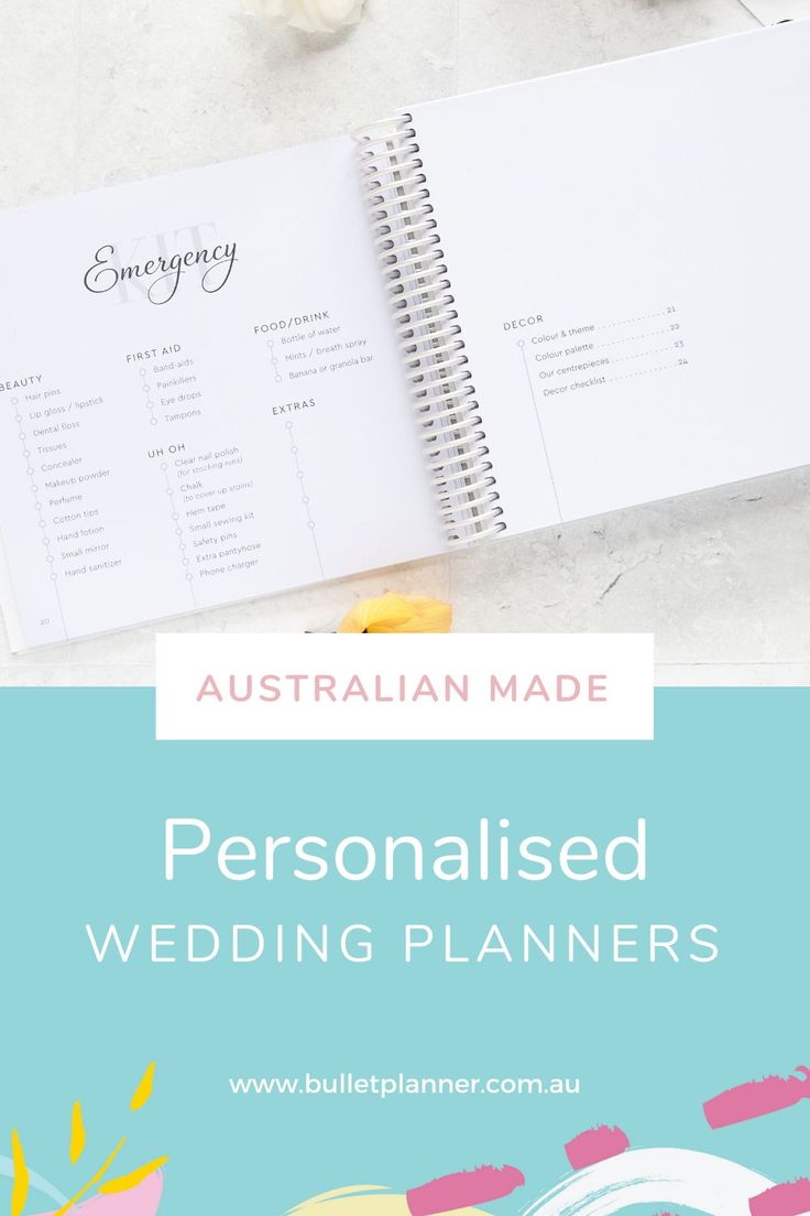 Bullet Planners range of luxury Personalised Wedding Books a