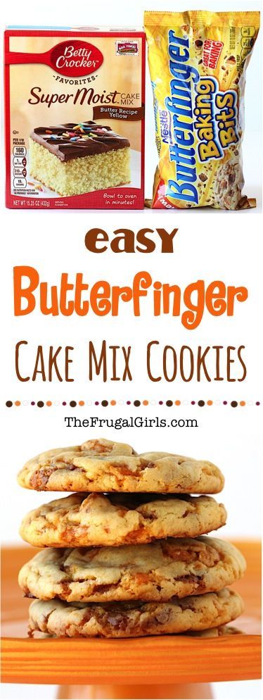 Butterfinger Cookies Recipe! ~ from TheFrugalGirls.com ~ thi