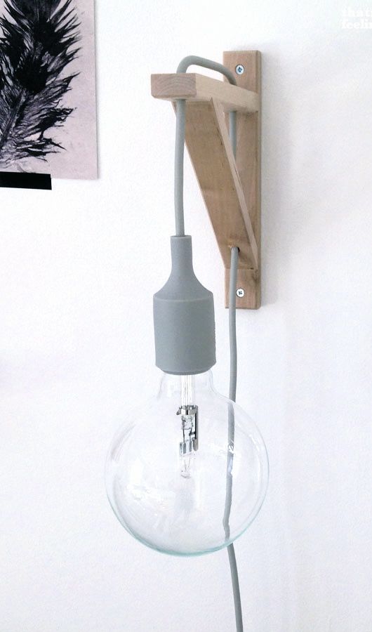 DIY muuto lamp holder with ikea bracket